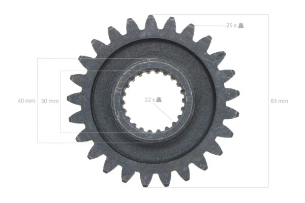 Gear 25TX22T