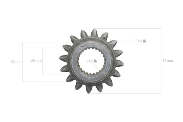 Gear 16TX24T