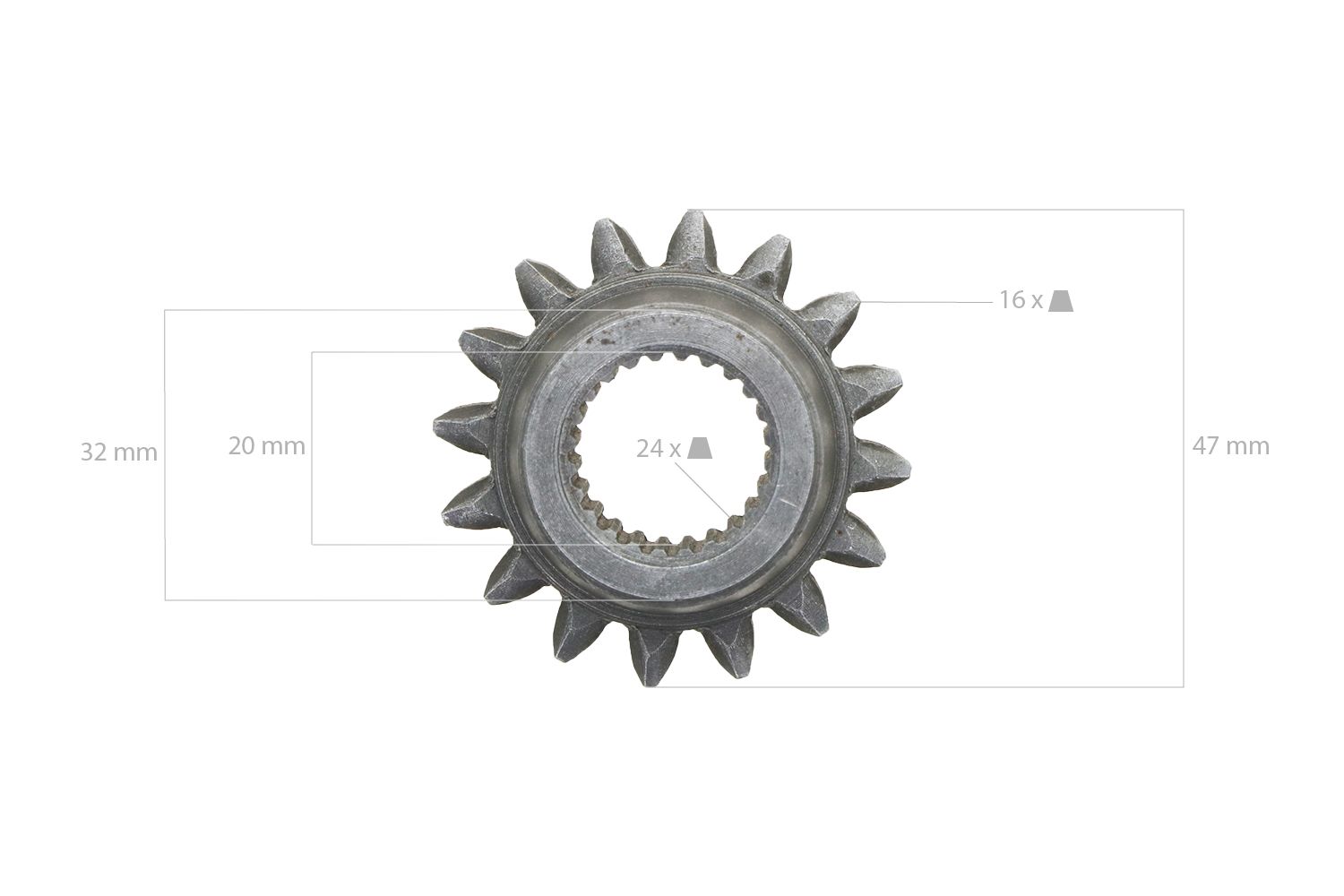Gear 16TX24T
