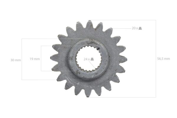 Gear 20TX24T