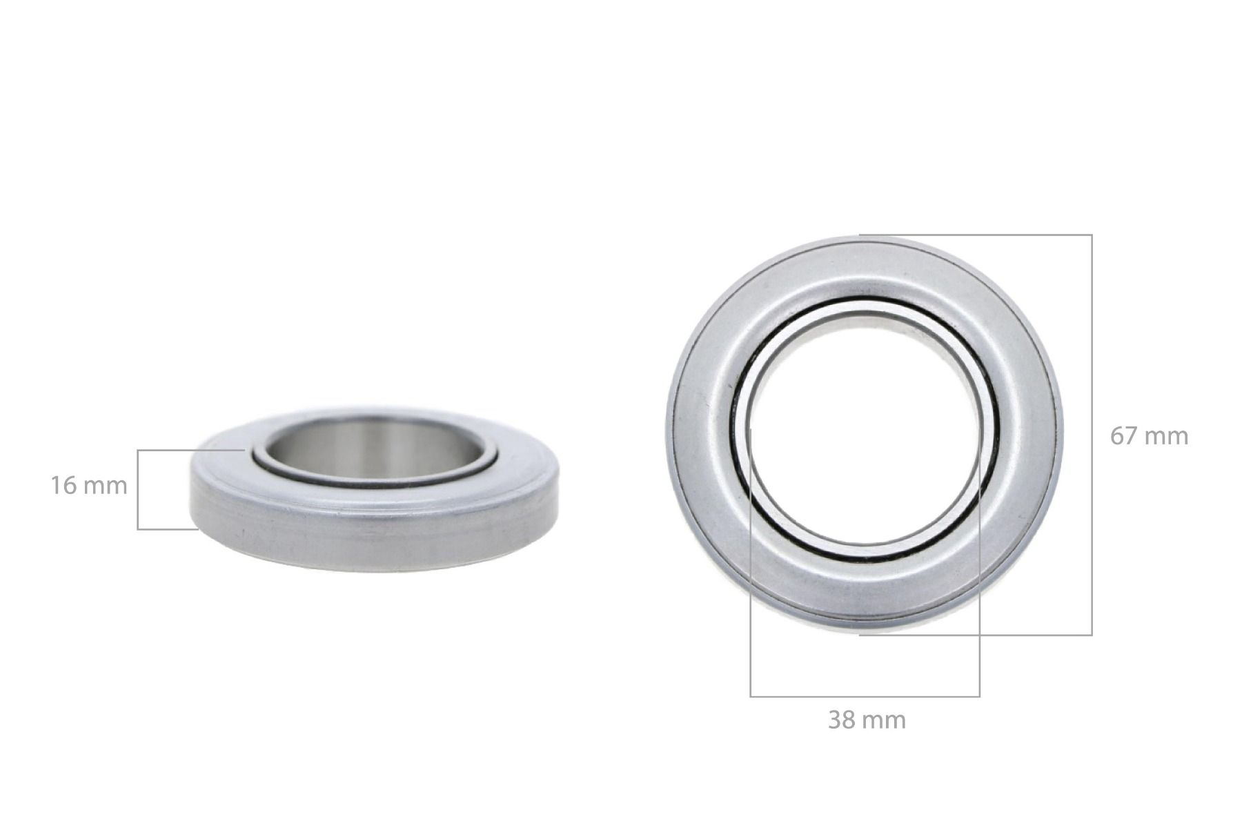 Clutch release bearing Iseki, Kubota, Shibaura, Ransomes, Ford / New-Holland, Massey Ferguson, etc.