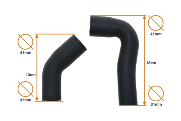 Set coolant hoses Kubota B1902 - Image 2