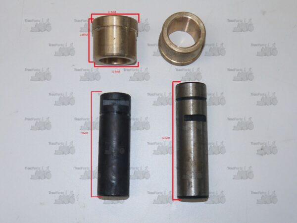 Front axle pin en bush Kubota B5000, B6000, B7000 - Image 2