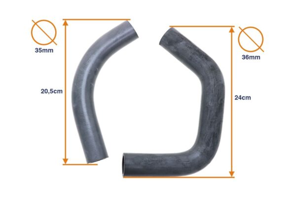 Set Coolant Hoses Hinomoto C144, C174 - Image 2