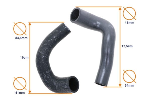 Set Coolant Hoses Iseki, Bolens TX1000, TX1300, TX1500, G152, G154, G172, G174 - Image 2