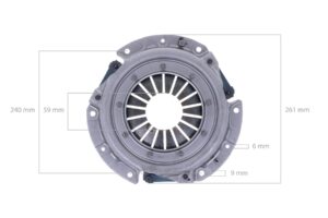 Iseki Pressure plate TL1900, TU180, TU185, TU200, TU205, TU1700, TU1900, TU2100, TU2300, TU2500, TE3210