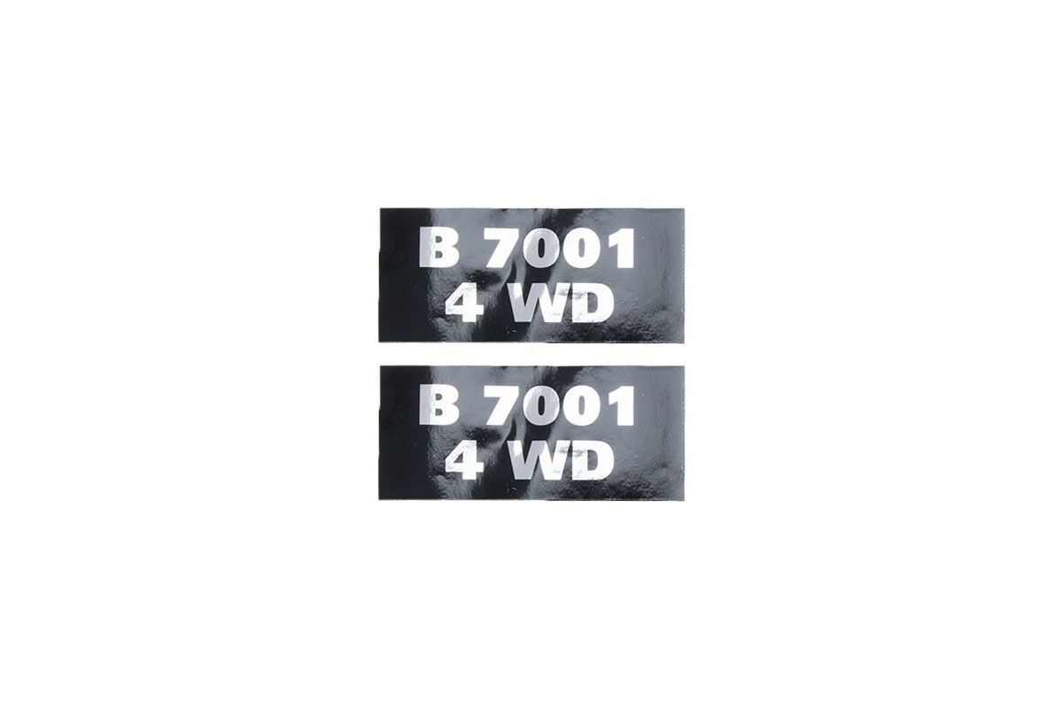 Kubota B7001 4WD Sticker