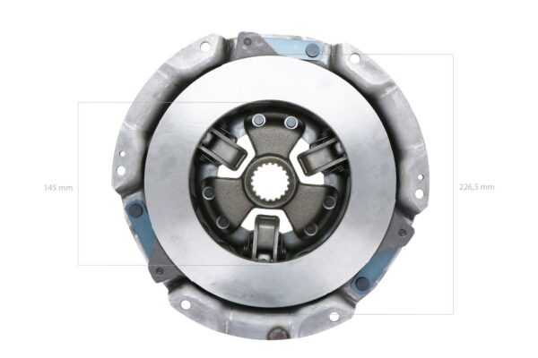 Pressure plate Iseki TA-Types, TE4270, 5035, Massey Ferguson 1125, 1140, 1145, 1240, 1250, 1260, White FB31, - Image 2