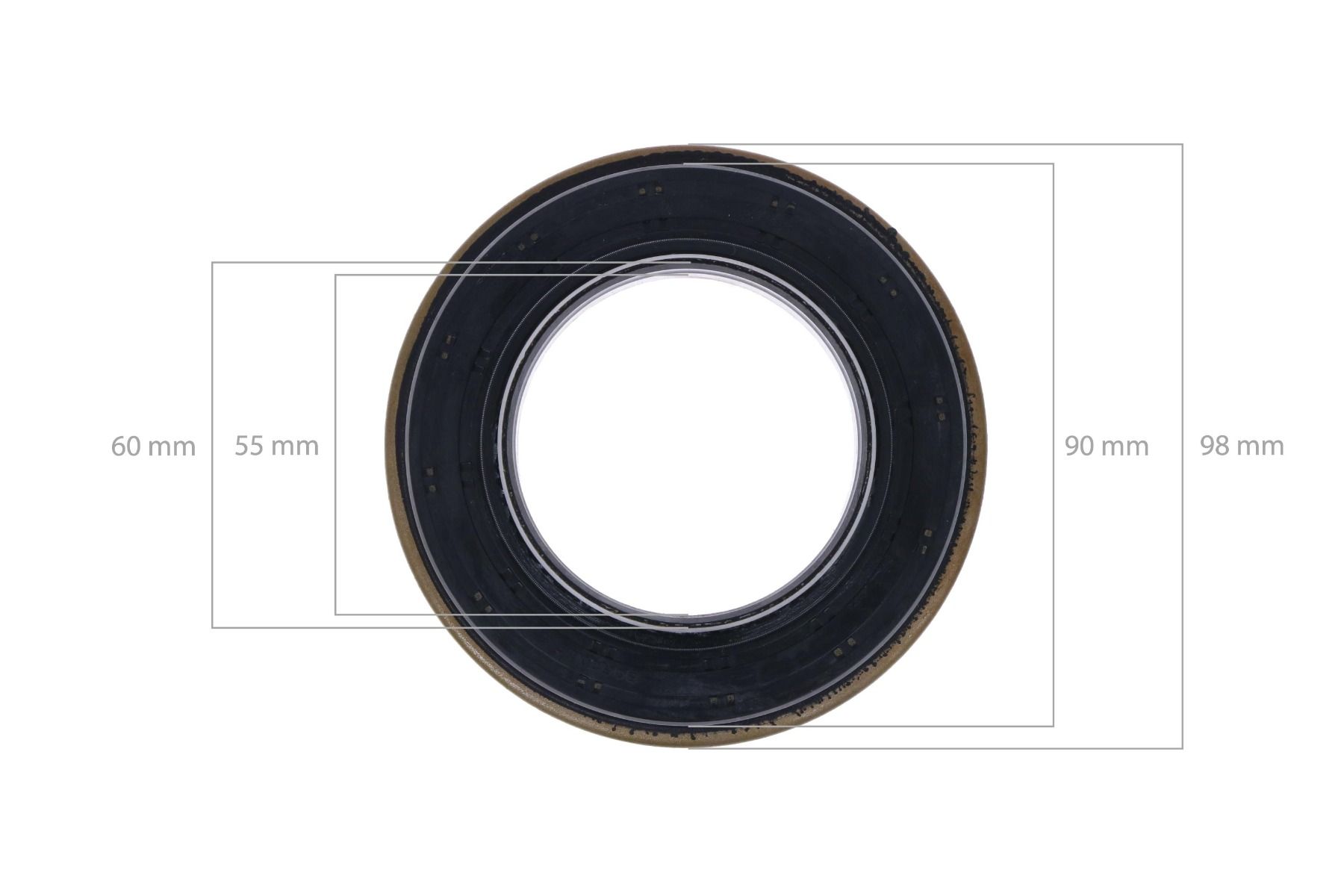 OIL SEAL REAR AXLE ISEKI TA, TE, TK, TL, MASSEY FERGUSON 55X90X19/23