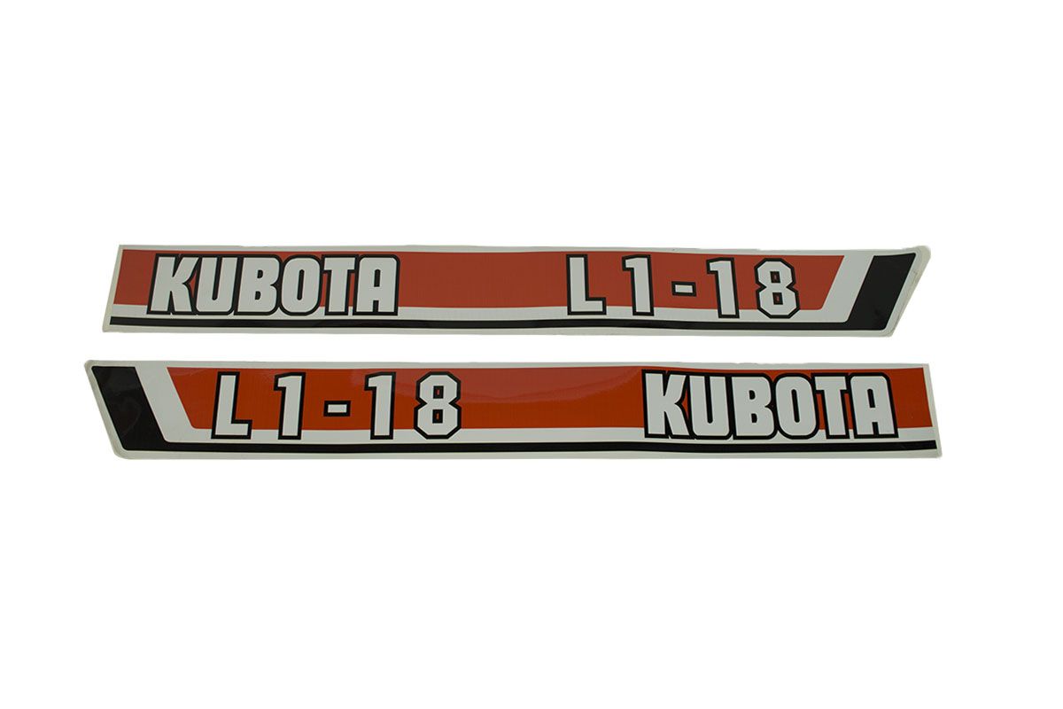 Bonnet decal sticker set L1-18