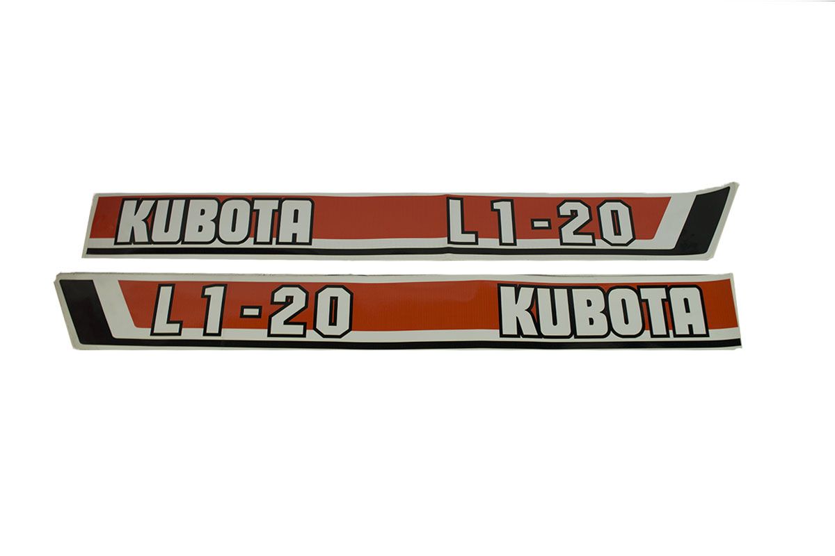 Bonnet decal sticker set L1-20