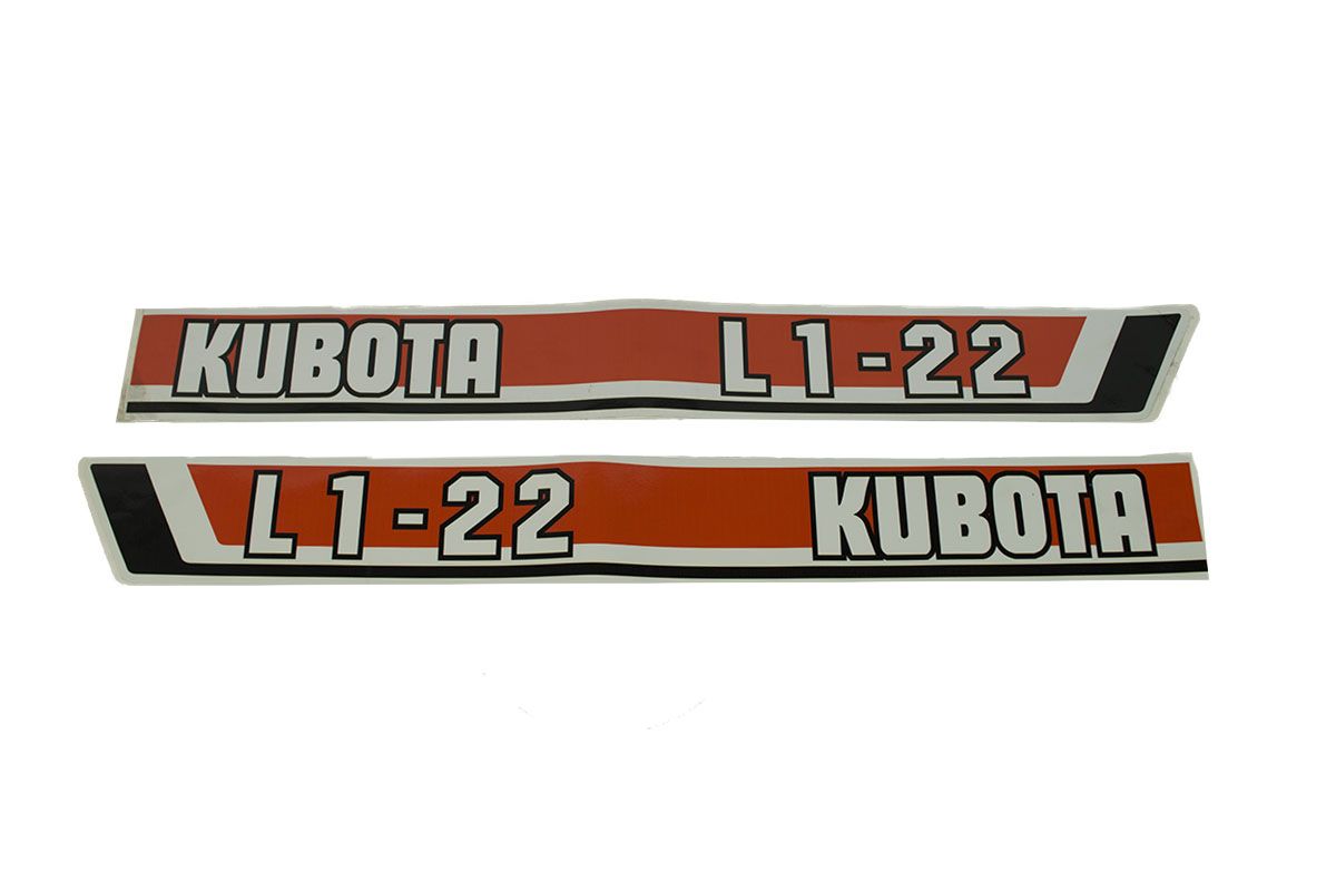 Bonnet decal sticker set L1-22