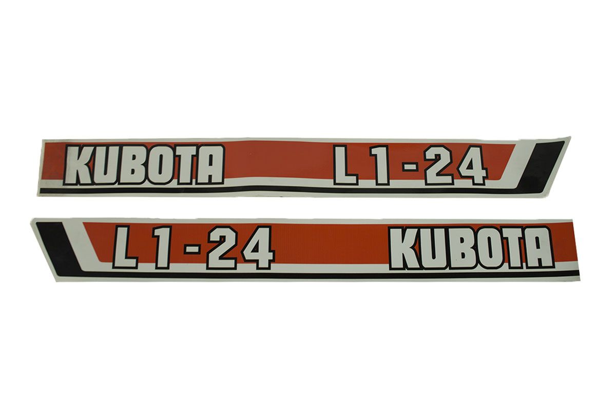 Bonnet decal sticker set L1-24