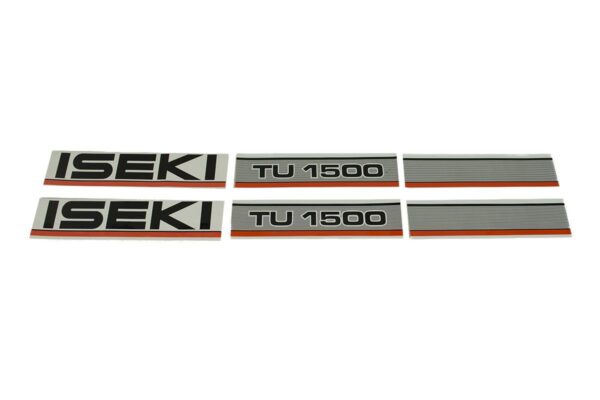 Bonnet decal sticker set Iseki TU1500