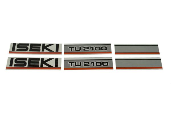 Bonnet decal sticker set Iseki TU2100
