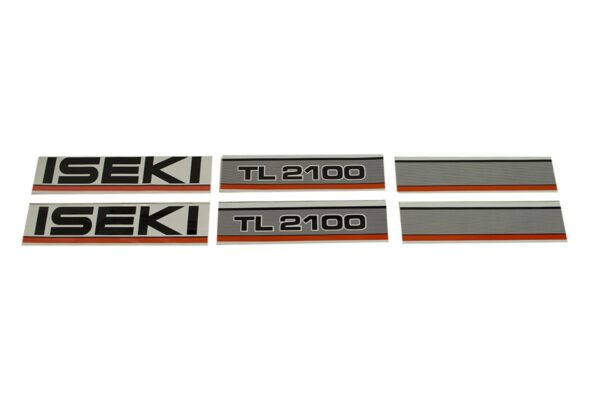 Bonnet decal sticker set Iseki TL2100