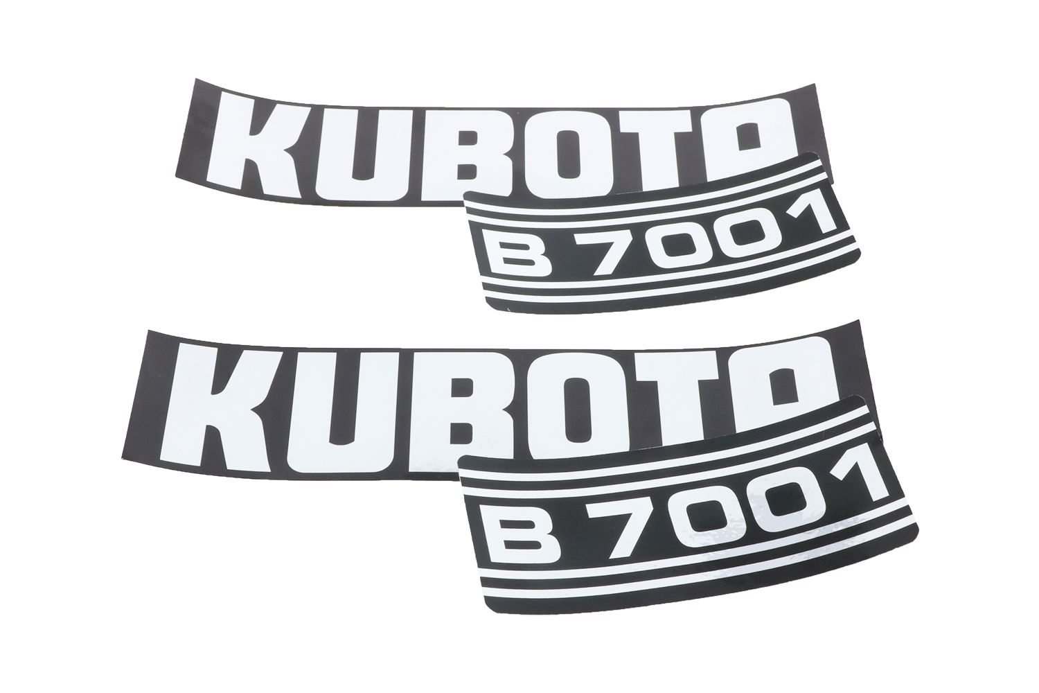 Bonnet decal sticker set Kubota B7001