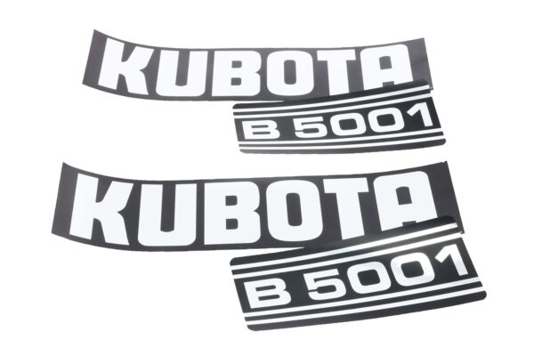 Bonnet decal sticker set Kubota B5001