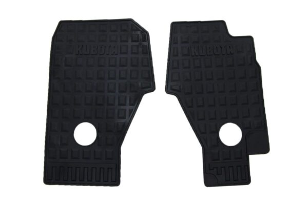 Rubber floor mat set LH/RH Kubota L1-Serie