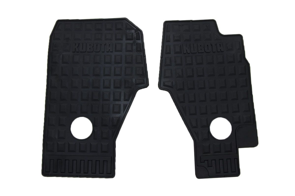 Rubber floor mat set LH/RH Kubota L1-Serie