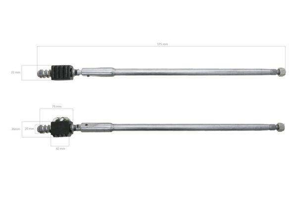 Steering shaft Yanmar YM140, YM147, YM186, YM1401, YM1510, F175 - Image 8