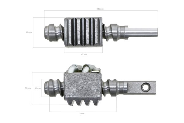 Ball and Nut Assy Yanmar F-serie 125mm - Image 4