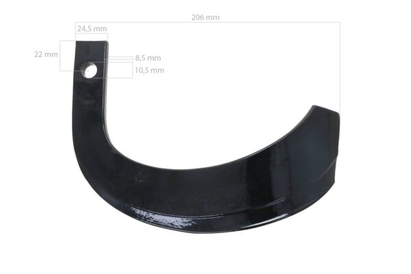 Yanmar Rotary Tiller Blade LH YM, RS1200 - Image 2