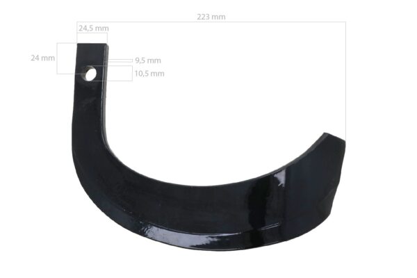 Iseki Rotary Tiller Blade LH TU, RAL140, RAL150, RKA140, RKA150, RKA160, RKA170, RA140 - Image 2