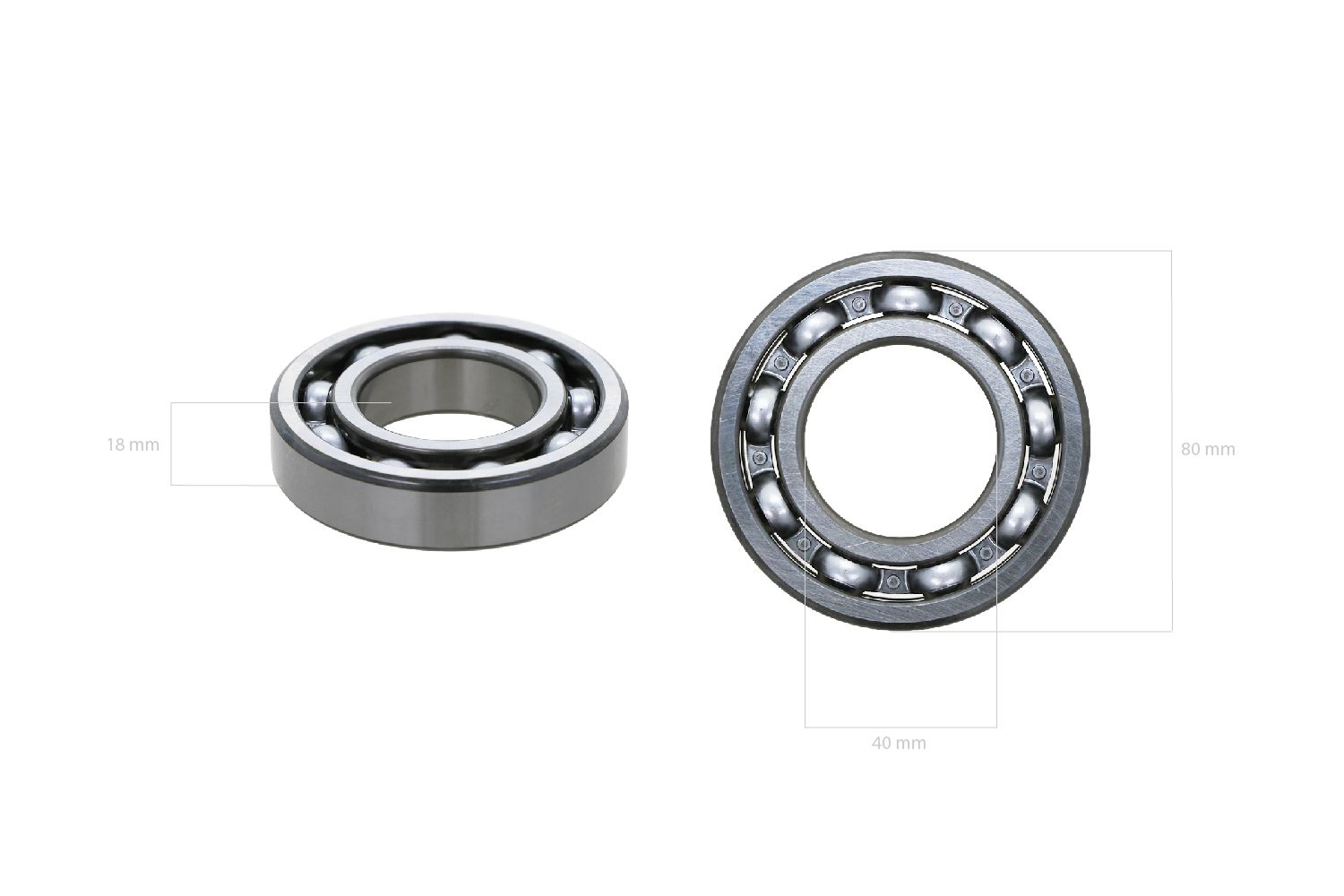 Bearing 6208, Captain, Startrac, Iseki, Bolens, Kubota, Massey Ferguson, Agco, Challenger, Etc.,
