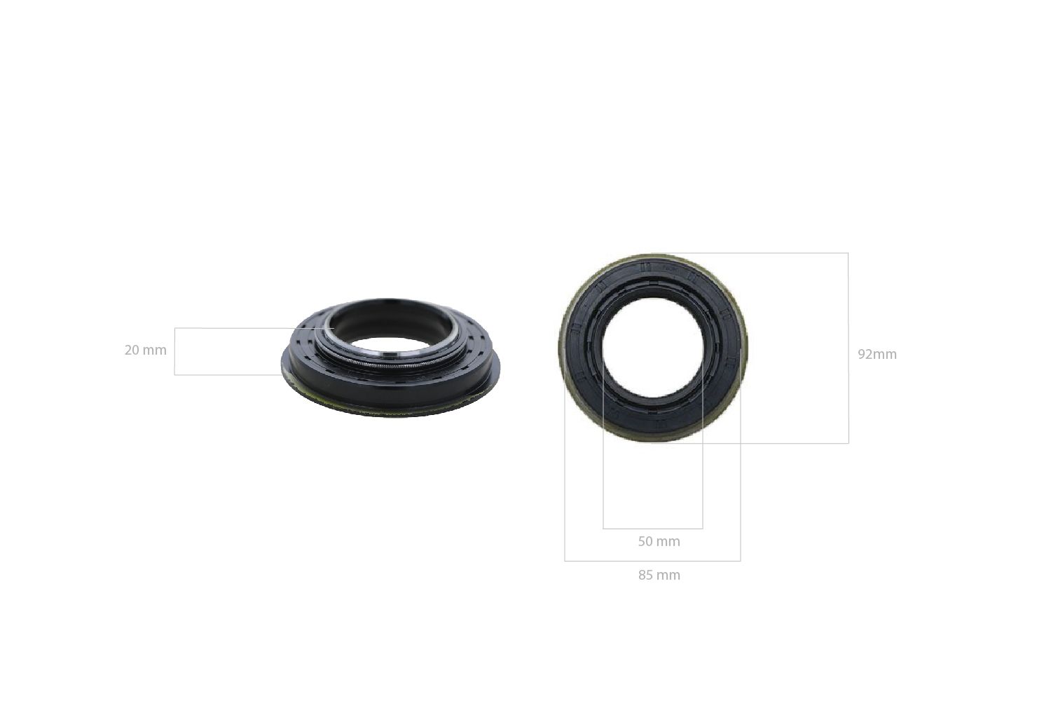 Oil Seal Rear Axle Iseki TU, TE, TH, TF, SF, Sial, 3030,3135, Bolens, Massey Ferguson, 1528