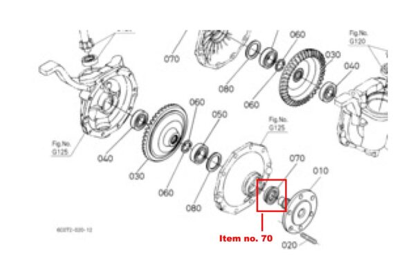 Front axle Seal Final Drive Iseki, Kubota, Bolens, White, Mitsubishi, Gutbrod, Yanmar, etc. - Image 5