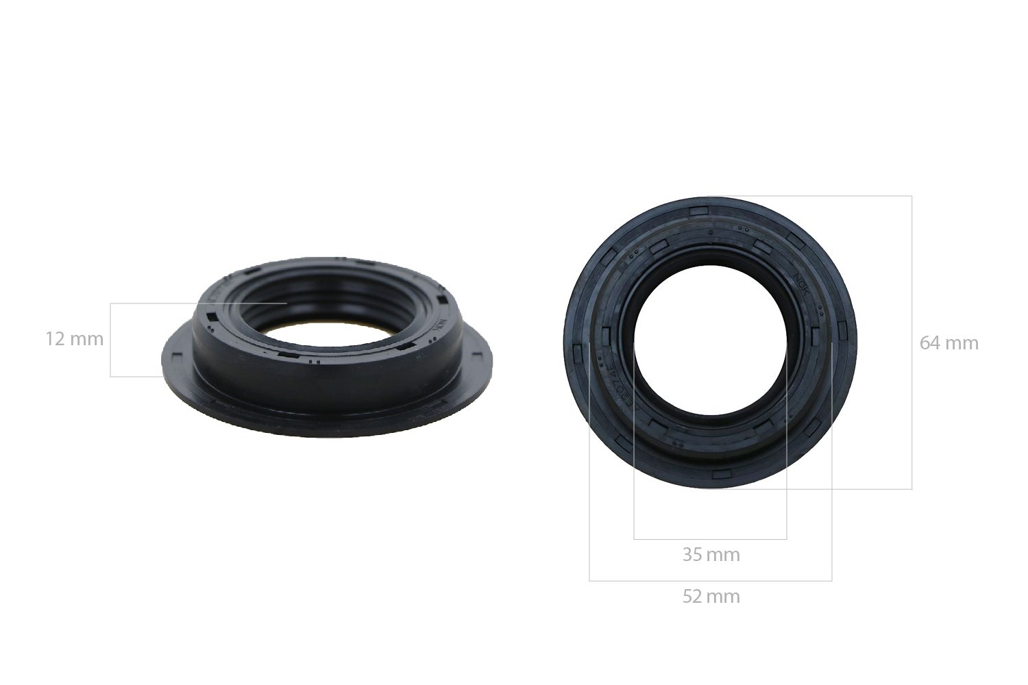 Front axle Seal Final Drive Iseki, Kubota, Bolens, White, Mitsubishi, Gutbrod, Yanmar, etc.