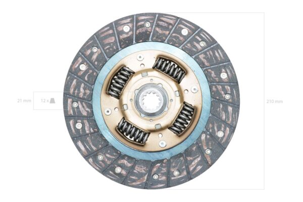 Clutch disc Mitsubishi D, MT-types, Satoh MT, S, ST-types - Image 2