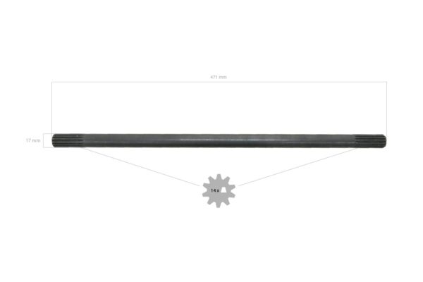 4WD drive shaft 47,1 cm
