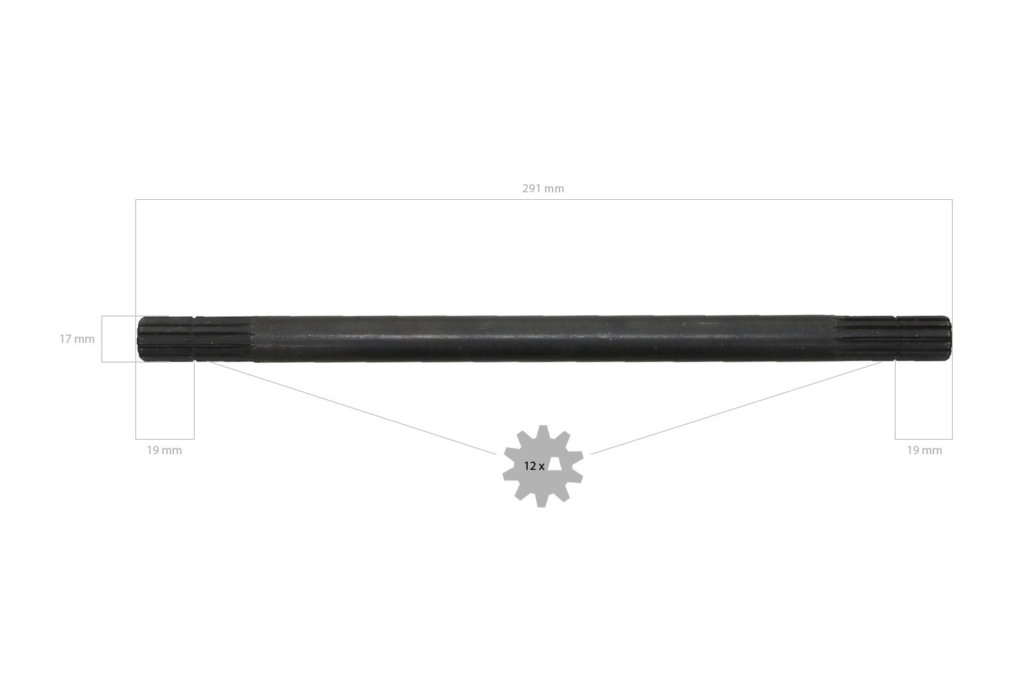 4WD drive shaft 29,1 cm