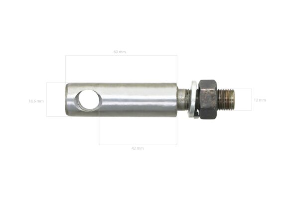 Lift arm pin Yanmar YM155, YM1300, John Deere 650, 655, 670, 750, 755, 756, 770, 790, 850, 855, 856, 870, 950, 955, 970, 990, 1050, 1070, 3005, 4005 - Image 2