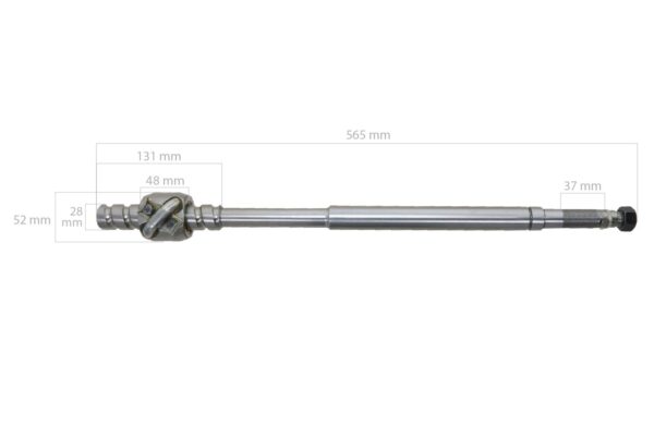 Steering shaft Massey Ferguson 135, 148, 567mm - Image 6