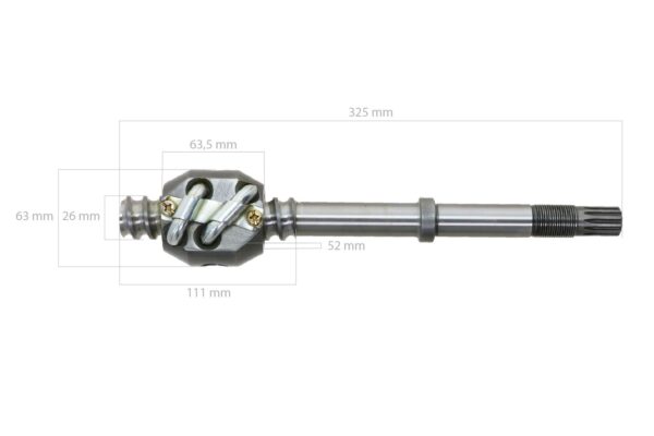 Steering shaft Zetor 5511 - Image 2