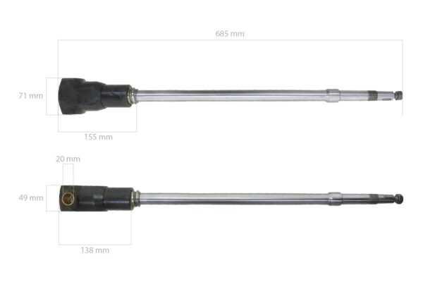 Steering Shaft Zetor 5511, 5545, 5611, 5645, 5647, 5711, 5745, 6711, 6745 - Image 5