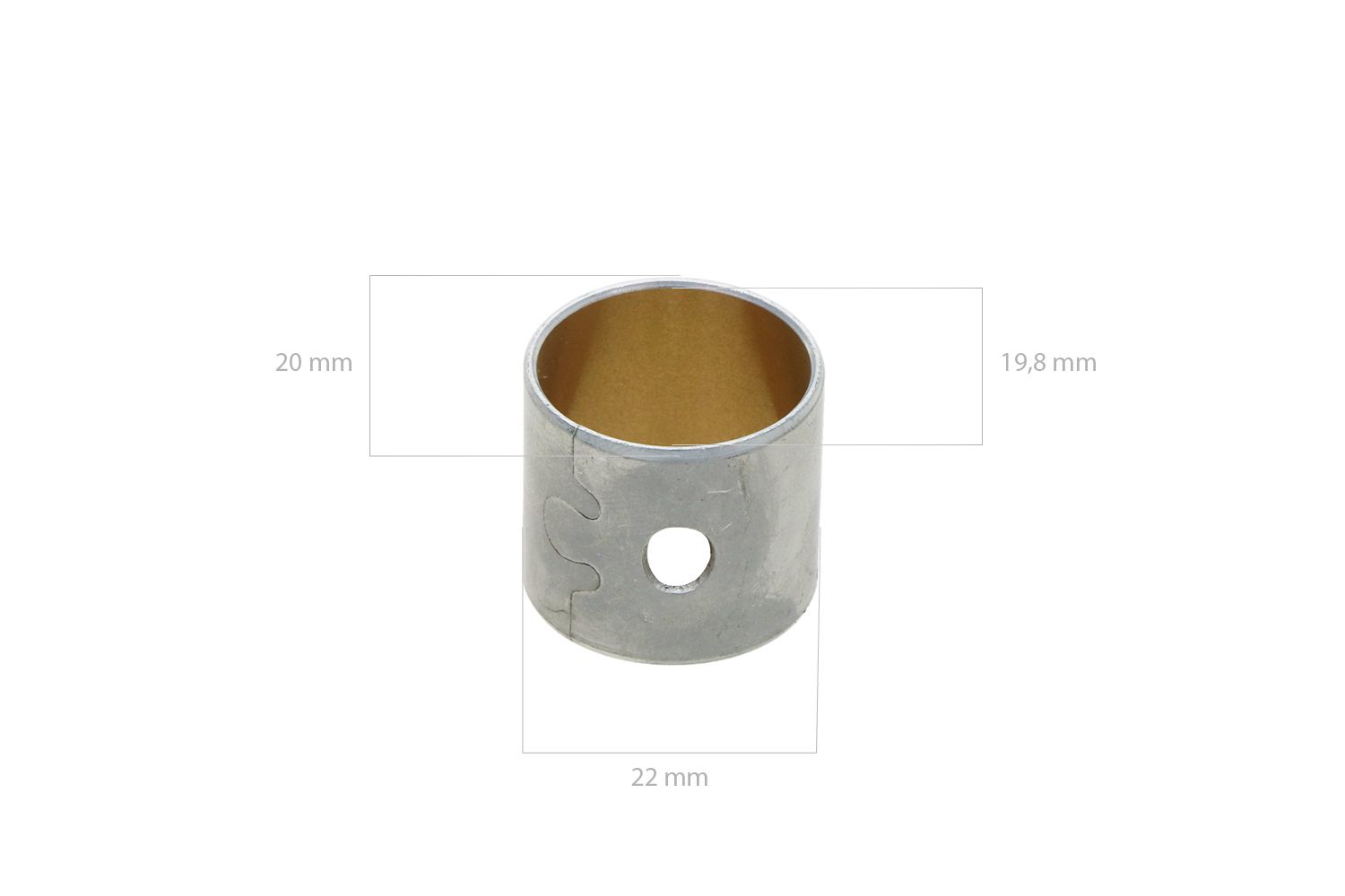 Rod bush STD Kubota D662, D650, D722, D750, D782, D850, D902, D950, Z400, Z402, Z482, Z500, Z600, ZB600, Z602, V1100, V1200, DF/DG/WG972,
