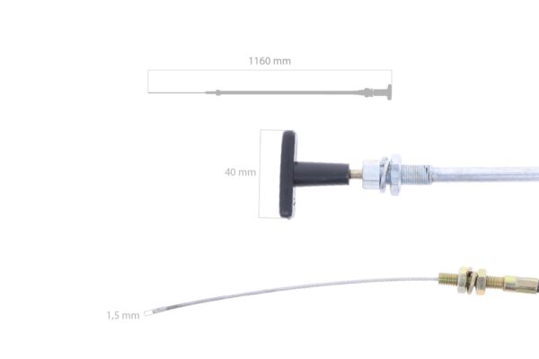 Stop cable Universal / Decompression cable Yanmar YM - Image 2