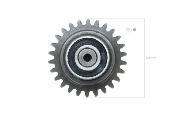 Gear (double) Yanmar YM1702, YM1720, YMG1800, YM1802, YMG2000, YM2002, - Image 5