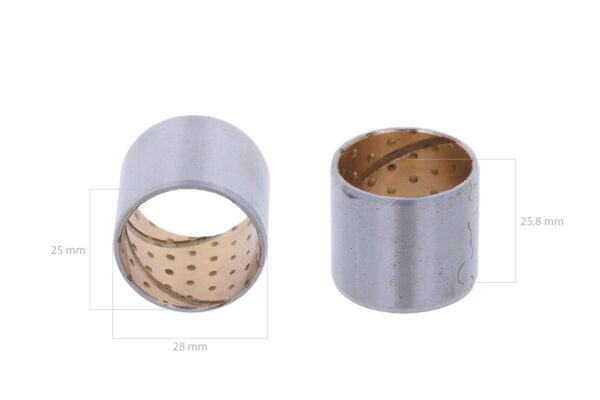 Piston pin bushing Yanmar YM-Serie, Marine: 2GM, 2QM15, 3GM, 3GMD, 3GMF, 3HM, 3HM35, 3HM35F, John Deere 650, 665, 750, 780, 785, Komatsu 1D84, 3D75 - Image 3