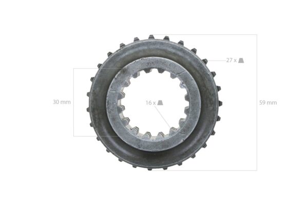 Front axle gear 4WD Yanmar YMG1800, YM1802, YM1820 - Image 5