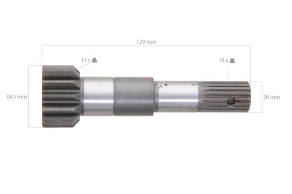 Iseki Input shaft gearbox TU, TX, Bolens, G154, G174 OEM - Image 2