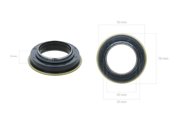 Seal drive shaft 4WD Iseki, TA, TG, TH, TLE-Types, Massey Ferguson - Image 4