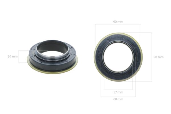 Shaft seal (rear) Iseki Geas, TG, TK-Types, Massey Ferguson - Image 4