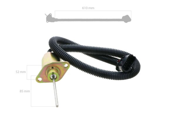 Stop Solenoid Kubota, Carrier Transicold Vector - Image 2
