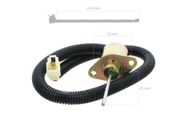 Kubota Stop Solenoid D1703 - Image 2