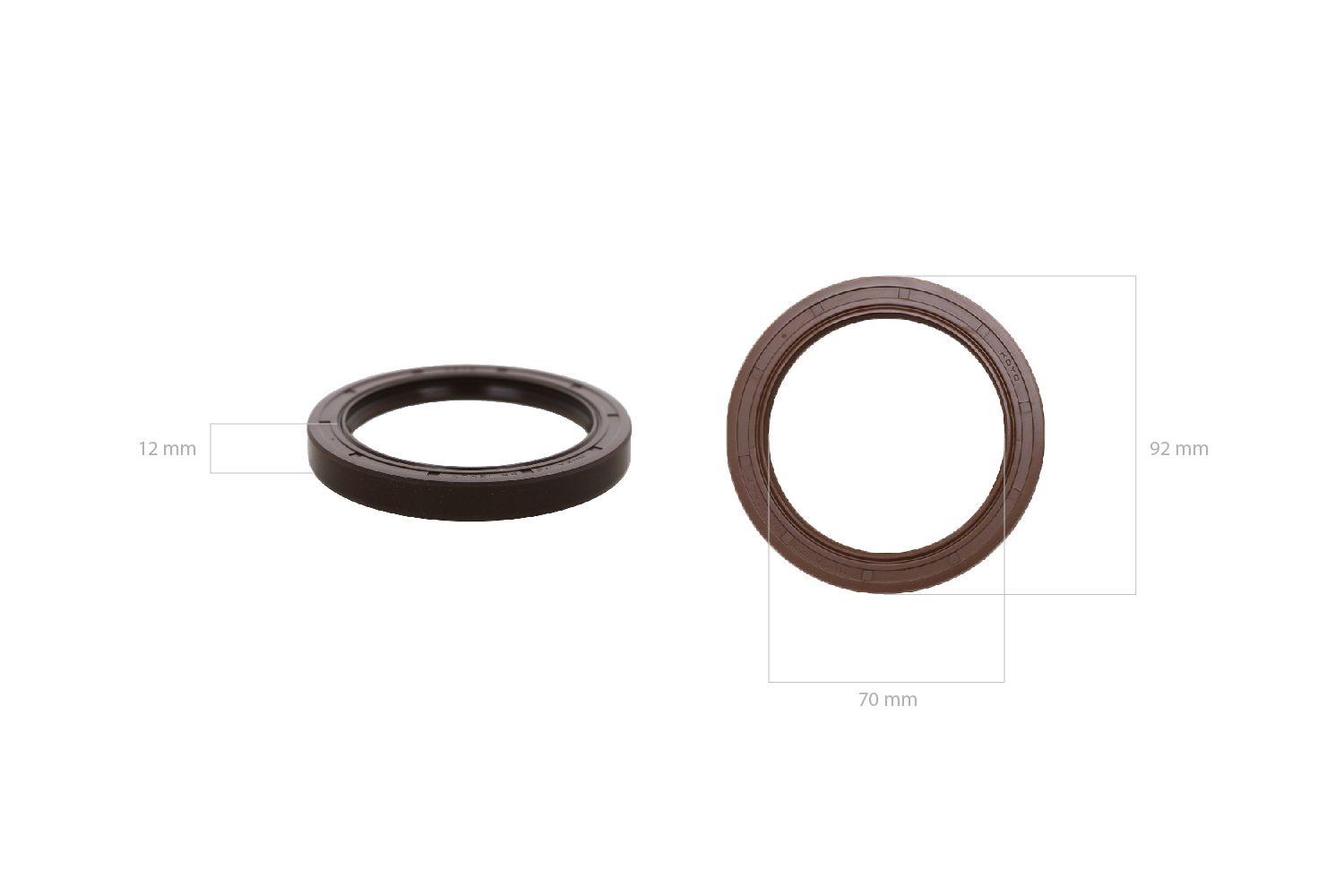 Crankshaft seal (rear) Mitsubishi K-, MVS3L, MVS3L2, S3L, S3L2, S4L, S4L2, Captain, Startrac, Etc.,